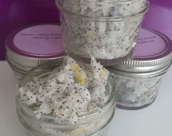 Lemon & Poppy body scrub