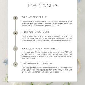 Digital Printing Services for Wedding Invitation Templates - Printing Services Only | Send me your printable file! image 2