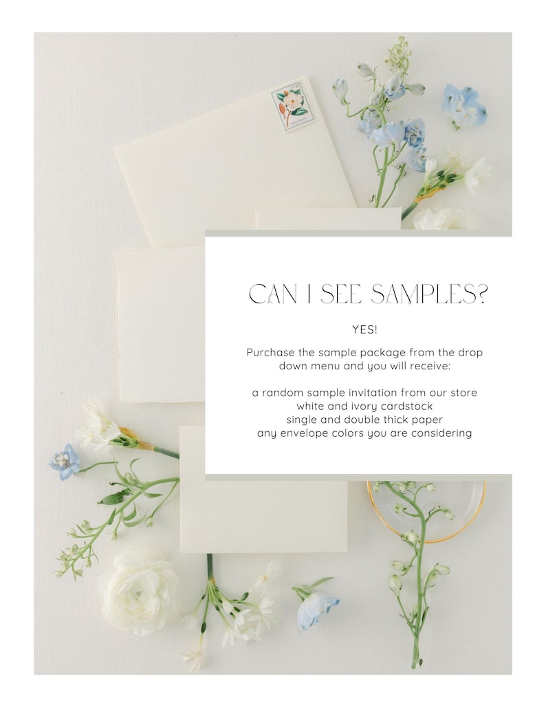 Digital Printing Services for Wedding Invitation Templates - Printing Services Only | Send me your printable file! image 4