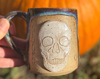 Ceramic Skeleton Spooky Season Mug