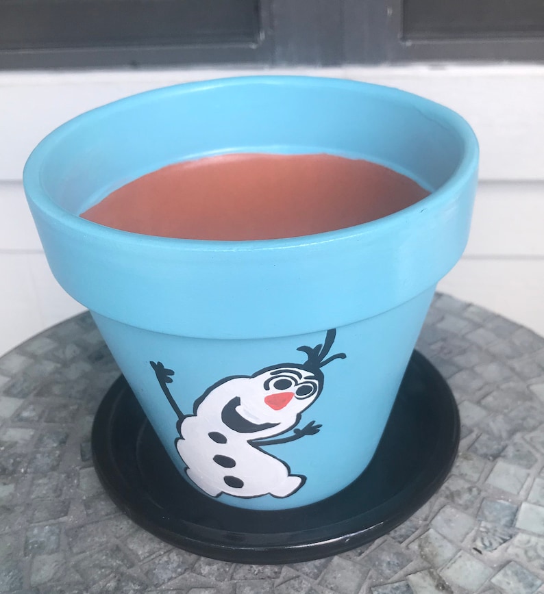 Olaf Flower Pot