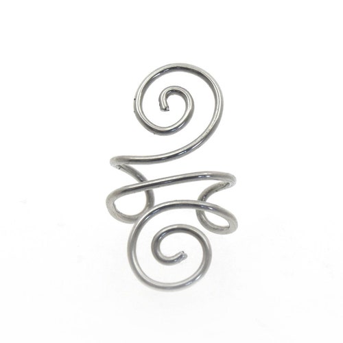 Sterling Silver Opal Ear Cuff Etsy