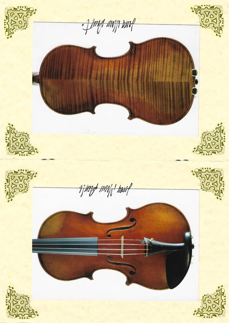 Violín de Cremona de Luca Maria Parlato (2022) - certificado original imagen 10