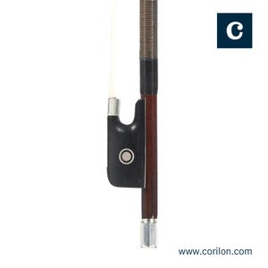 French violin bow by Louis Joseph Morizot père, circa 1950 (certificate by J. F. Raffin)