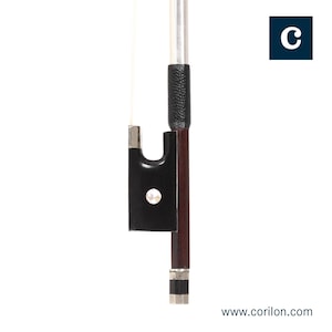 SOLD French violin bow / viola bow, François Peccatte (atelier), circa 1850 (certificate by J.-F. Raffin)