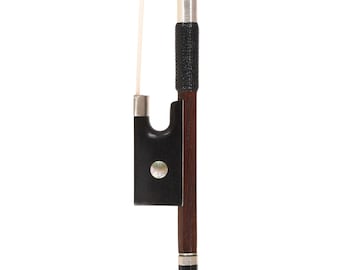 Antique French violin bow by Emile Ouchard Pere - Tourte model - certificate J.-F. Refined