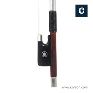 French violin bow by François Lotte, powerful violin bow, ca. 1960 (certificate by J.-F. Raffin)