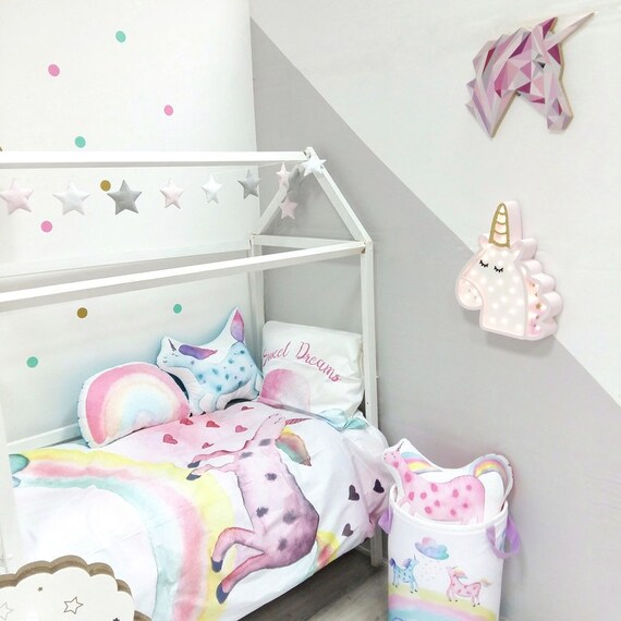 unicorn crib sets
