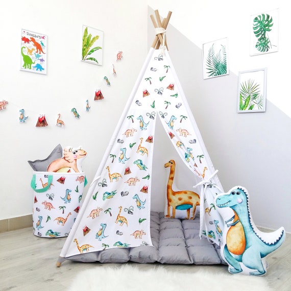 dinosaur teepee tent