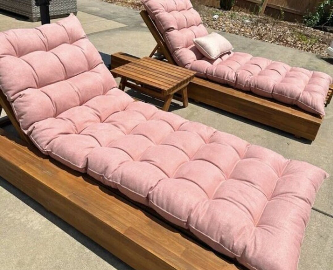 Outdoor Custom Bench Cushion Patio Chaise Chair Cushions Etsy New Zealand