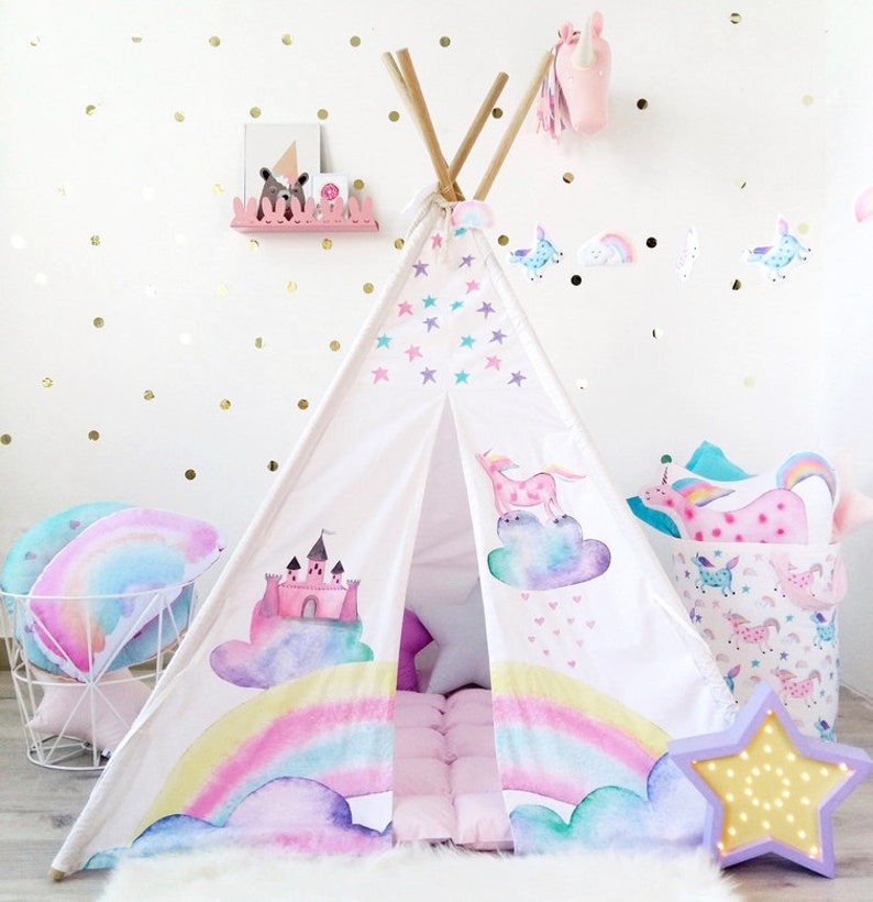 unicorn toy storage unit