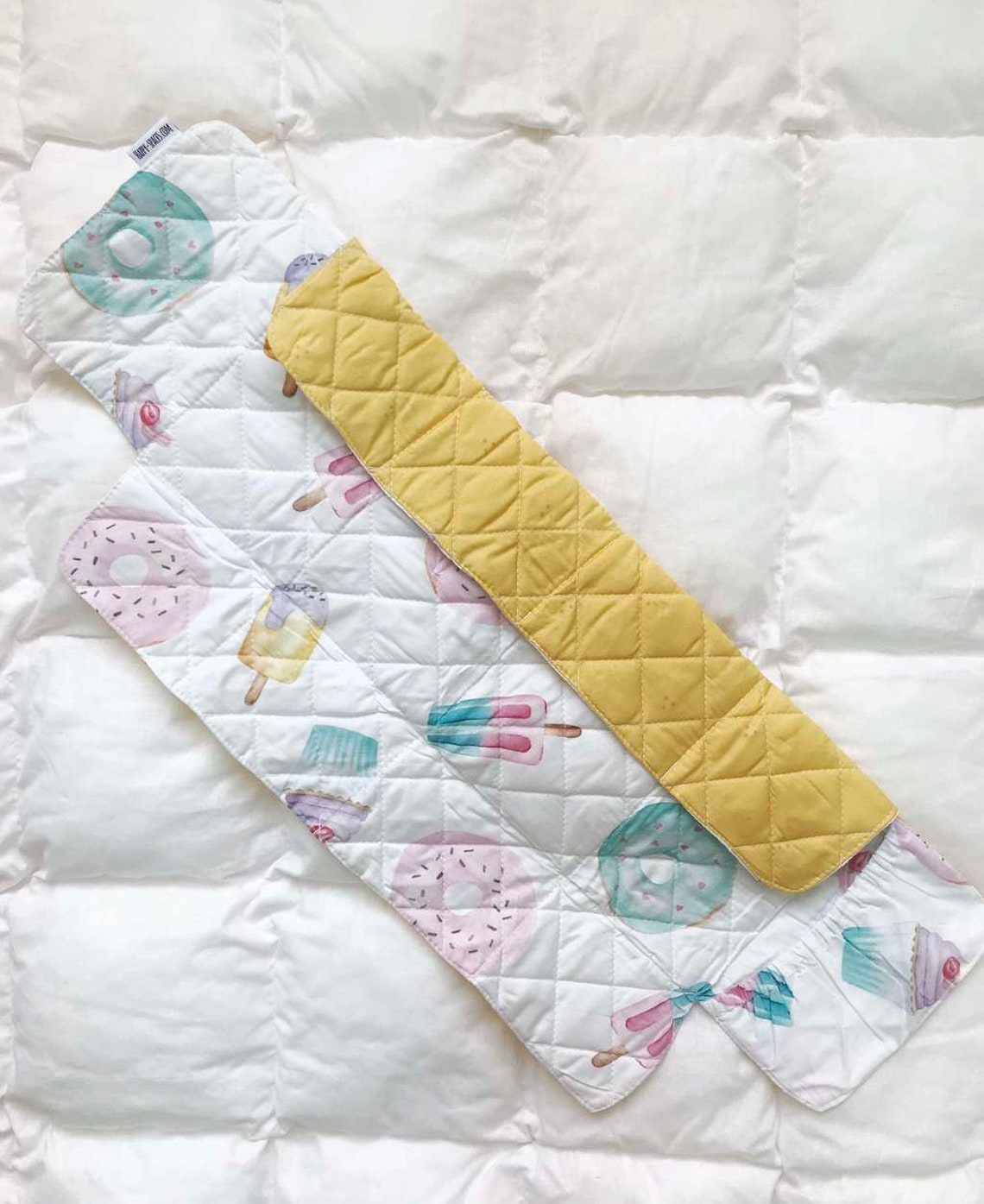 Yellow Baby Changing Mat With Sweets Travel Mat Wraps Etsy