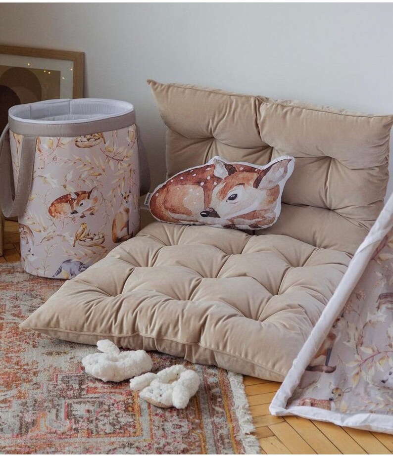 Custom Size French Mattress Sofa Cushion Velvet Padded Mat Etsy UK