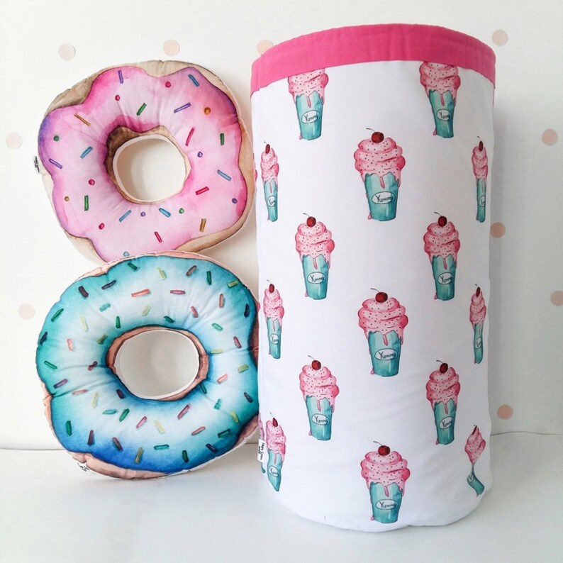 Donut baby bedding toy pillow Sweets throw pillow doughnut Etsy