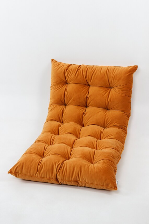 Custom size French mattress sofa cushion velvet padded mat Etsy