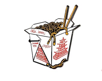 Chow Time - Enamel Pin