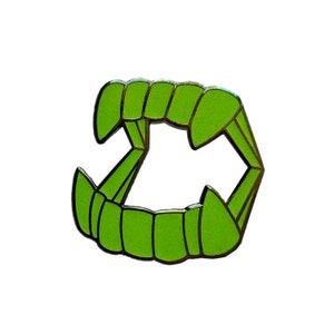 Vampire Teeth - Glow - Enamel Pin