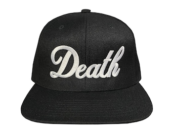 Death - Black/White - Hat