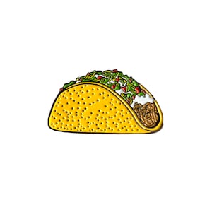Taco Enamel Pin