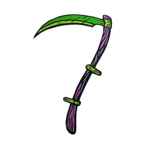 Scythe - Enamel Pin - Green