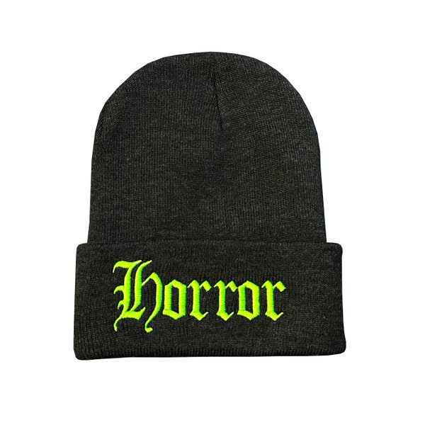 Horror - Charcoal / Neon - Beanie