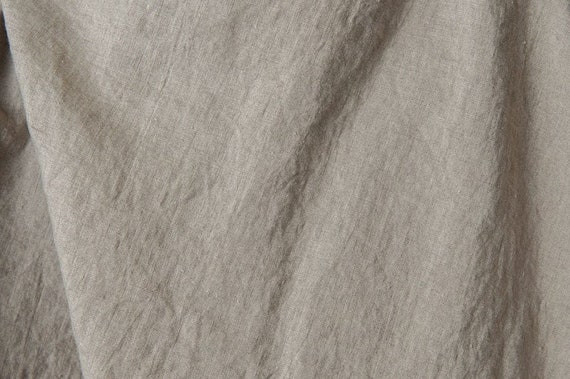 Pure Linen Fabric, Natural Not Dyed linen, Lighter Weight Linen 170 GSM. Prewashed Softened Linen Fabric by the Meter, Linen For clothes