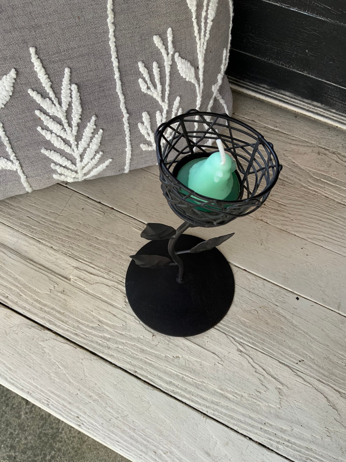 Bird Nest Candle Holder With Bird Candle Etsy