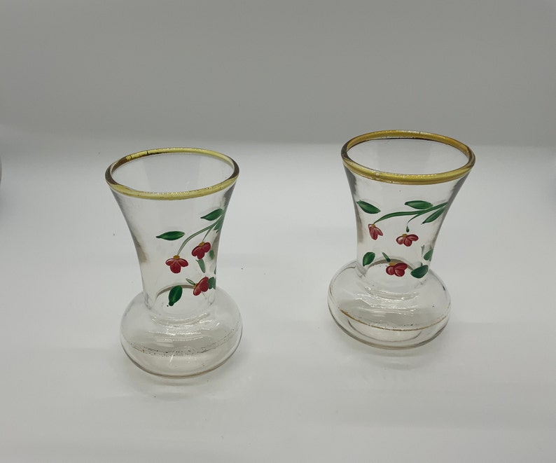 Vintage Glass Bud Vase Etsy