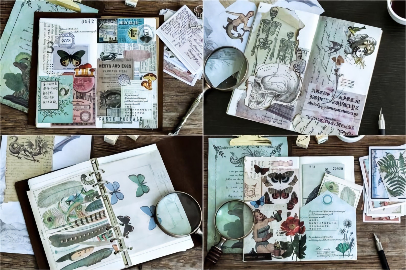 Vintage Style Journaling Materials Pack Set 1 Planner Etsy