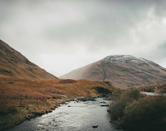 Glen Coe, Highlands, Scotland, Print, Photography, Beautiful