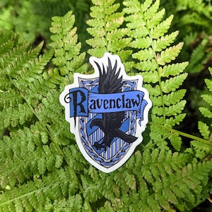 stickers, waterproof, laminated, use anywhere Ravenclaw