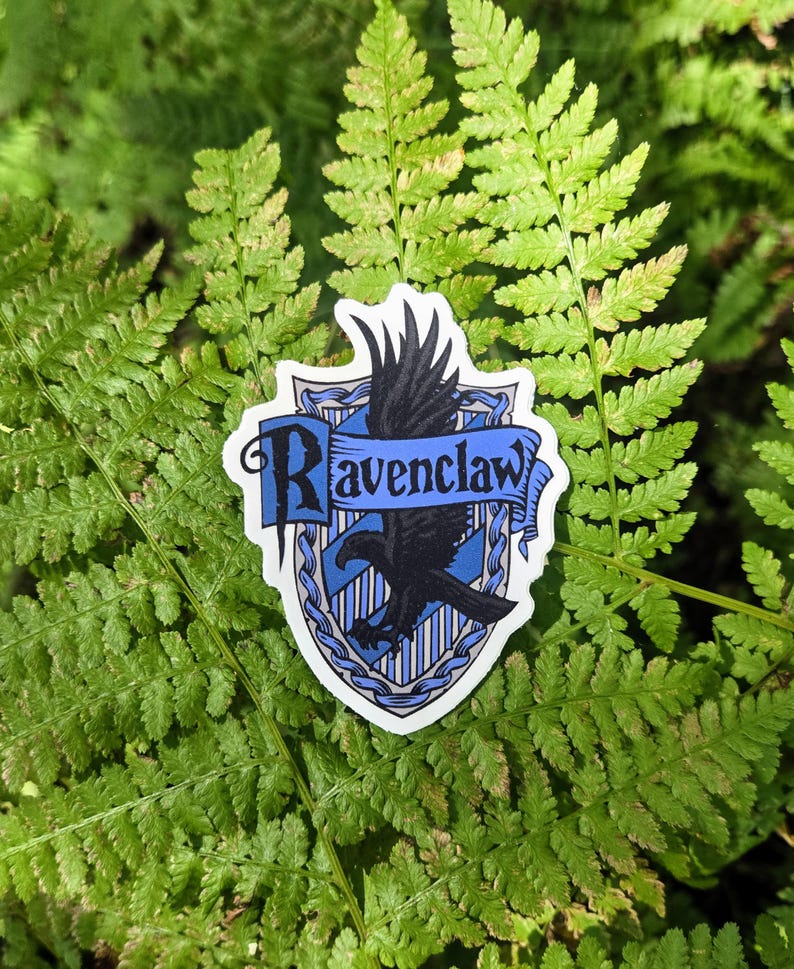 stickers, waterproof, laminated, use anywhere Ravenclaw