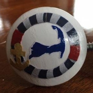 Cape Cod Karte Möbel-/Schrankknopf oder Magnet
