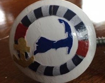 Cape Cod Map  Furniture/Cabinet Knob or Magnet