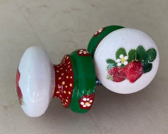 Strawberry Fields Furniture/Cabinet Knob or Magnet