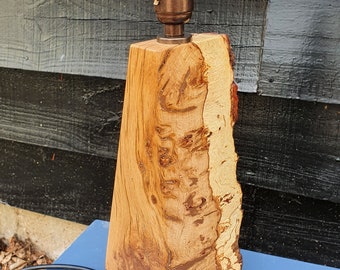 Oak Table Lamp