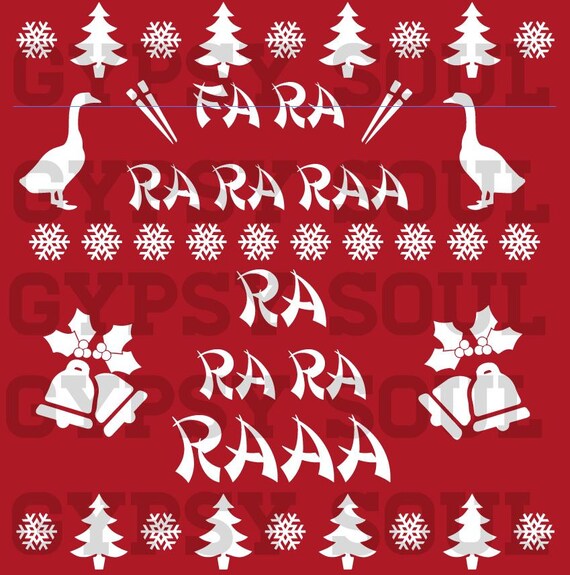 Download Christmas Story Ugly Sweater Silhouette SVG Cut File Digital