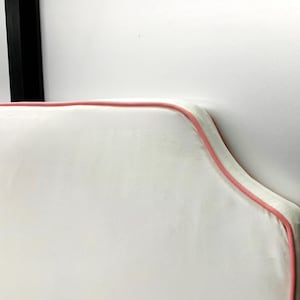 3&quot; thick - Edge Piping Velvet/Upholstery Headboard For Dorm Room