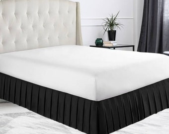 Pleated Bedskirt Pleated Bedskirt, Pleated Bed Skirt King