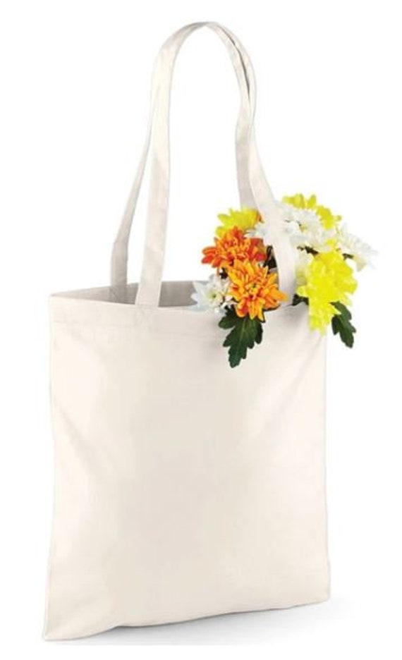 Plain Cotton Tote Bag Pack 10Pack 100 Shoppers Grocery Etsy