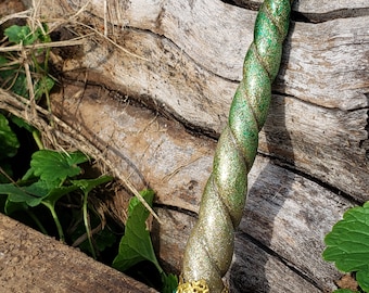 Emerald - Geode Inspired Unicorn Horn Circlet