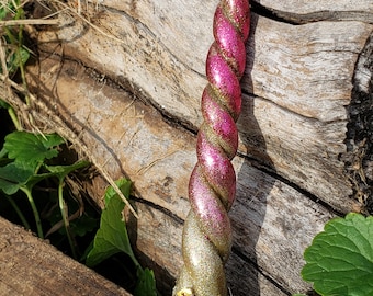 Ruby - Geode Inspired Unicorn Horn Circlet
