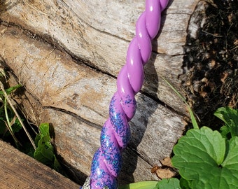 Twilight (Purple w/ Sapphire Blue Glitter) MLP Inspired Unicorn Horn Circlet