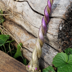 Amethyst - Geode Inspired Unicorn Horn Circlet