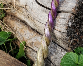 Amethyst - Geode Inspired Unicorn Horn Circlet