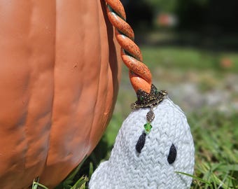 Jack (Orange with Green Glitter) Unicorn Horn Circlet