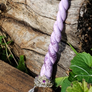 Starlight (Lilac w/ Violet Glitter) MLP Inspired Unicorn Horn Circlet