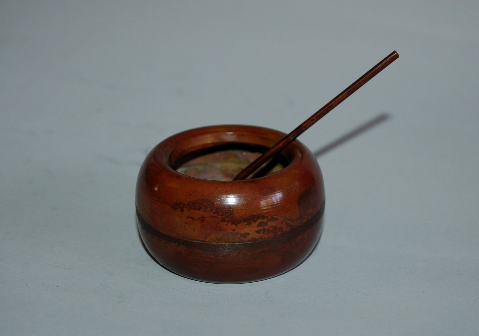 Vintage salt cellar in hibachishape spoon bronze Japan Etsy