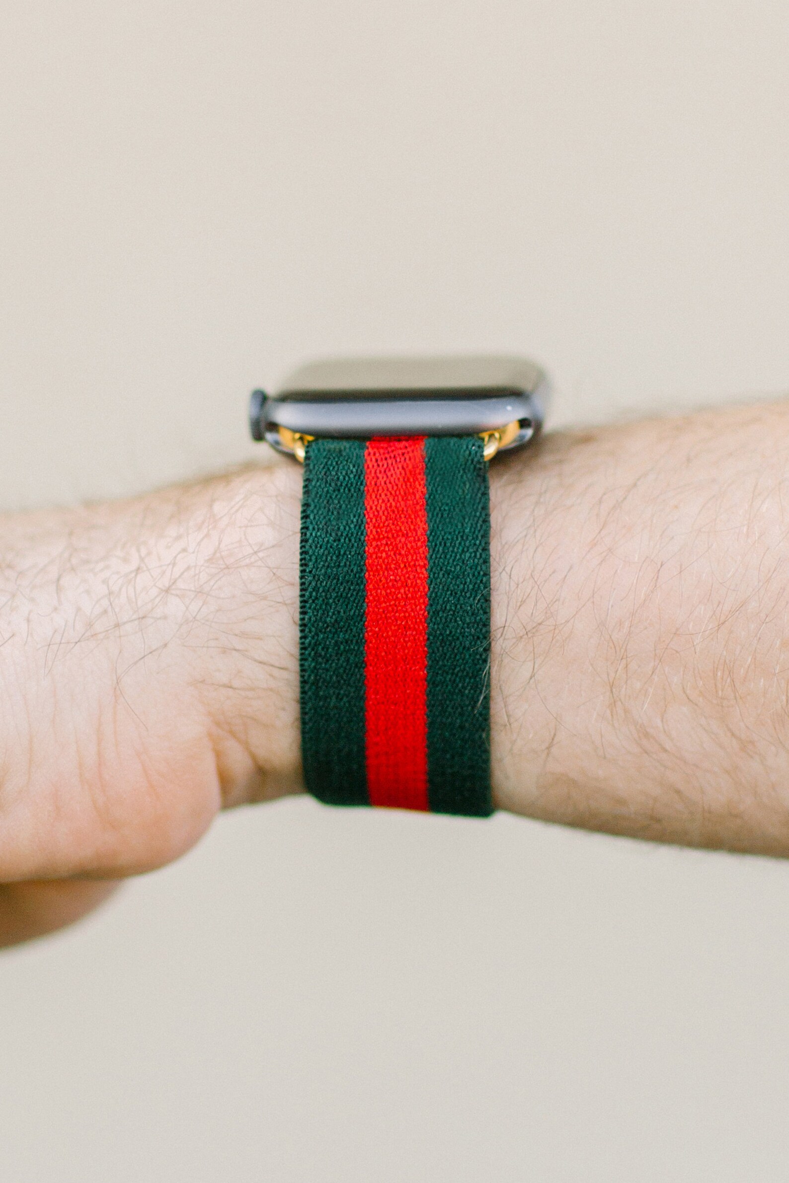 Elastic Apple Watch Band Red and Green 38mm/40mm 42mm/44mm Etsy