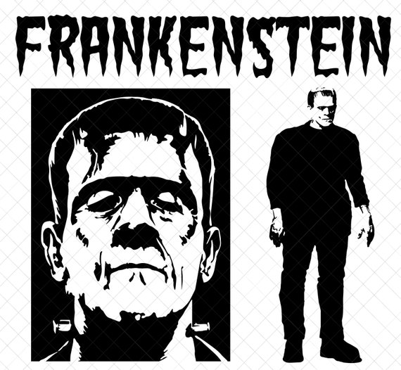 Frankenstein Clip Art Black And White